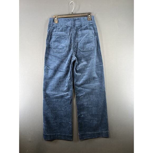 New Anthropologie Maeve Colette Size 31 Tall Full Length Corduroy Wide Leg Pants - Picture 4 of 7